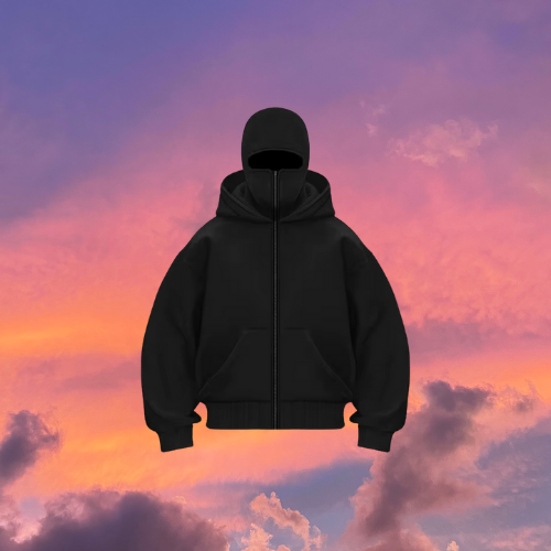 [Przedsprzedaż] Bluza N0POSITION z kapturem / zip mask hoodie